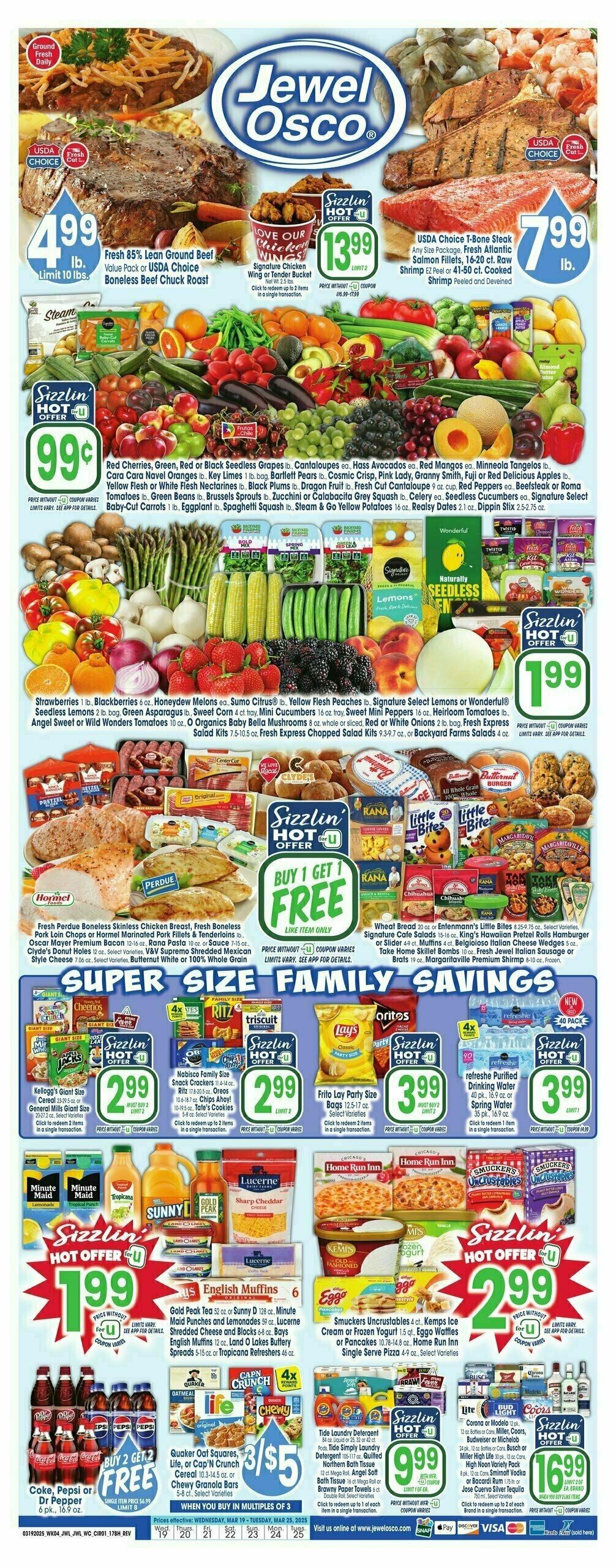 Jewel Osco Weekly Ad from March 19
