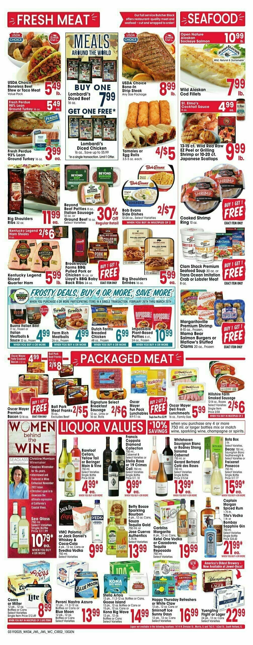 Jewel Osco Weekly Ad from March 19