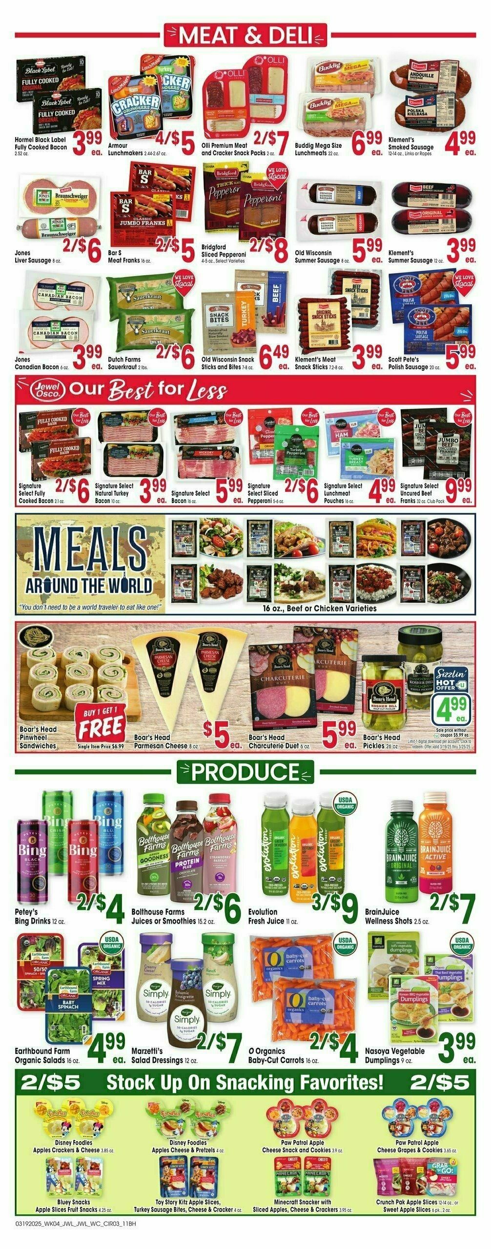 Jewel Osco Weekly Ad from March 19
