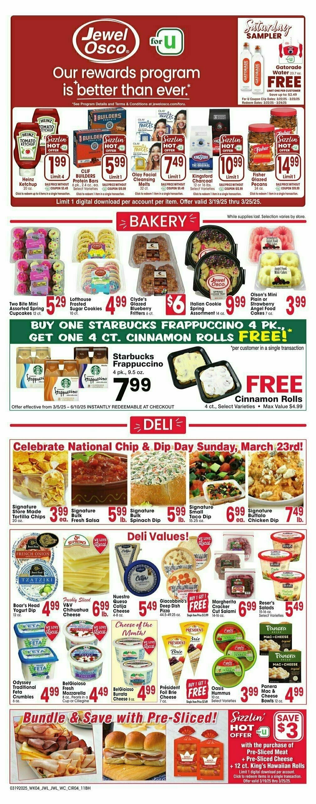 Jewel Osco Weekly Ad from March 19
