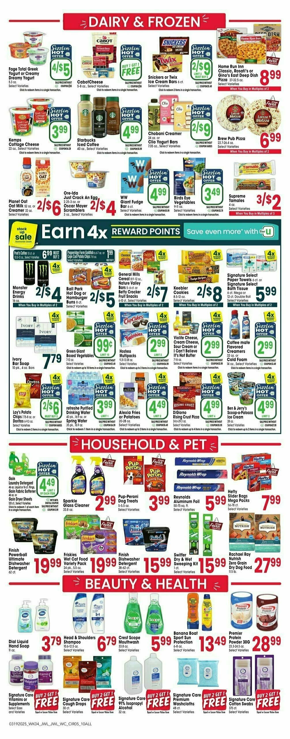 Jewel Osco Weekly Ad from March 19