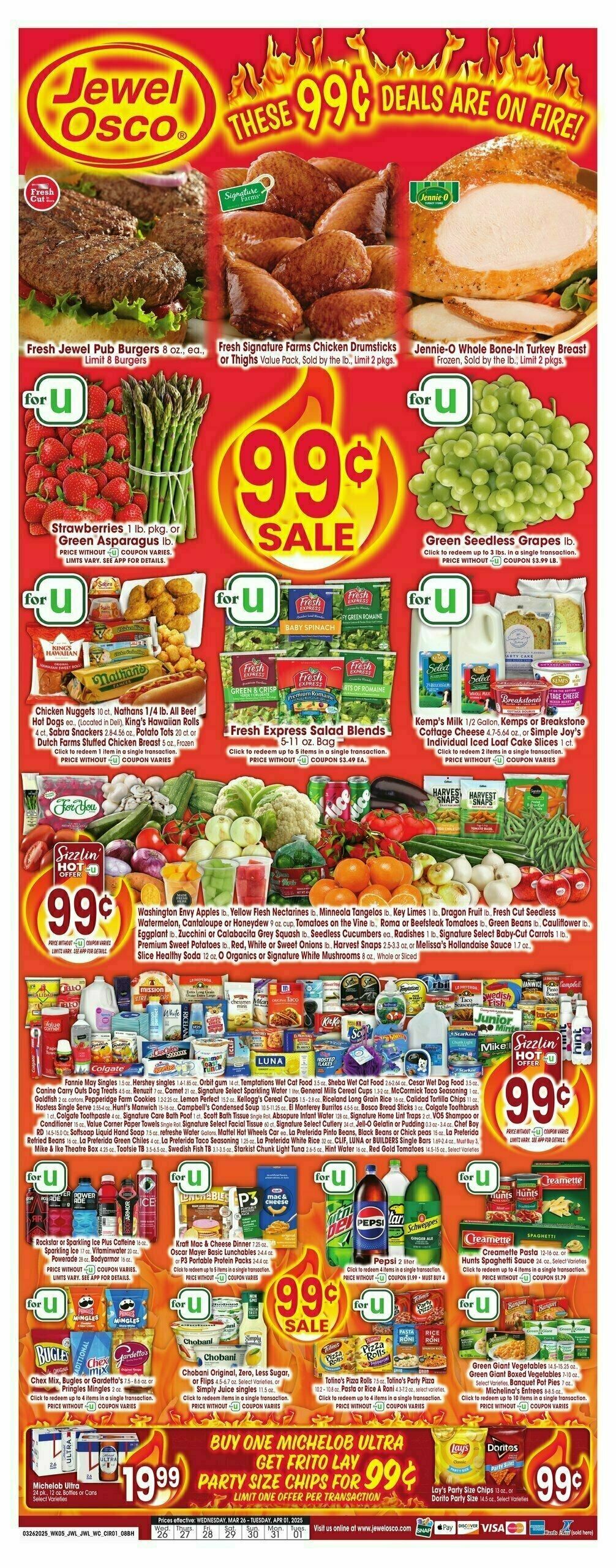 Jewel Osco Weekly Ad from March 26