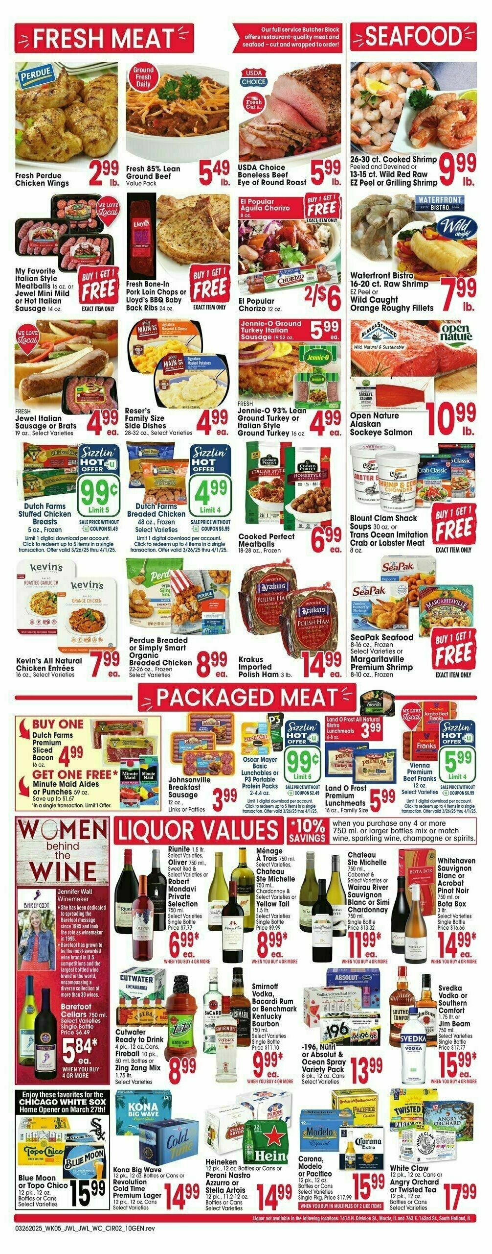 Jewel Osco Weekly Ad from March 26