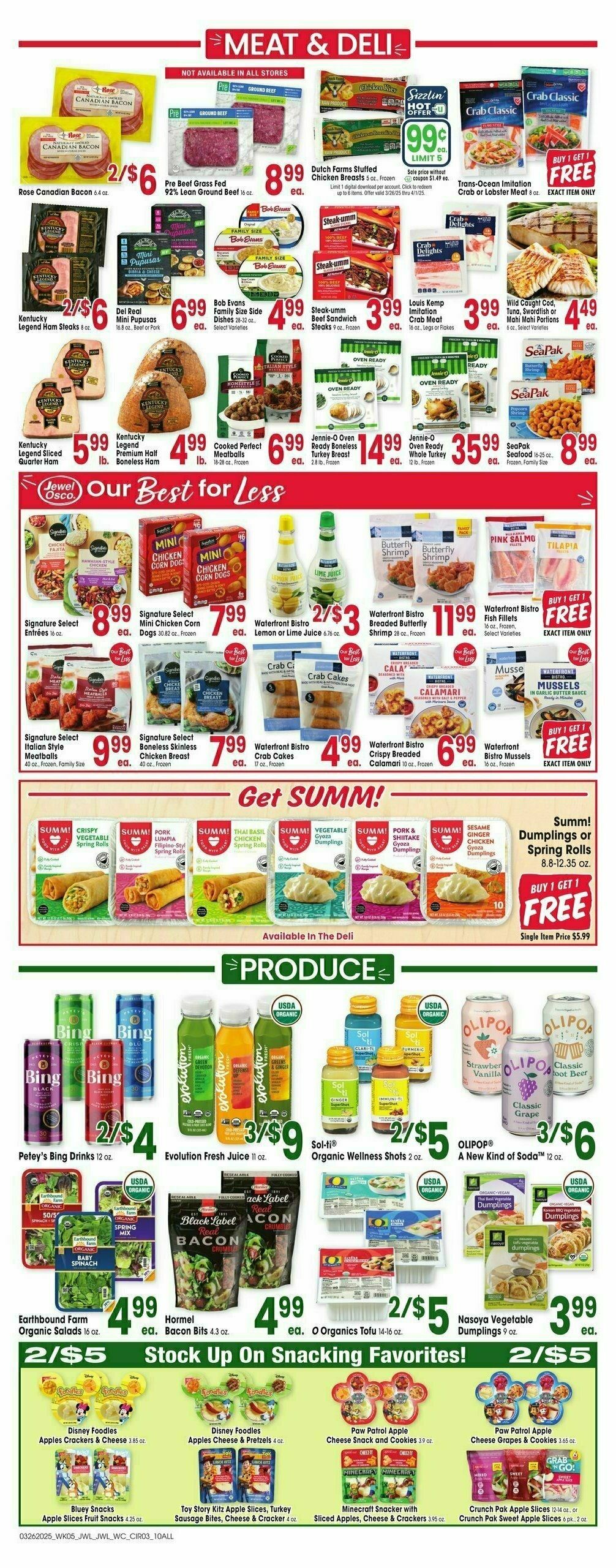 Jewel Osco Weekly Ad from March 26