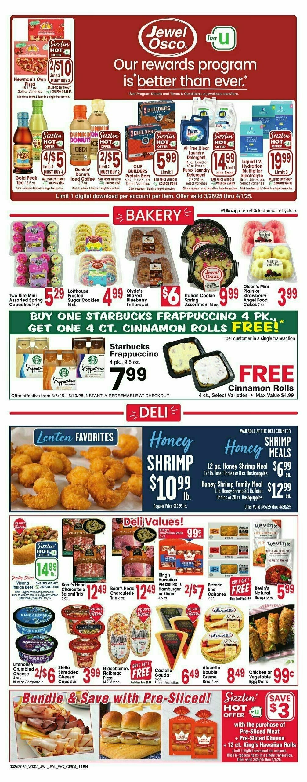 Jewel Osco Weekly Ad from March 26