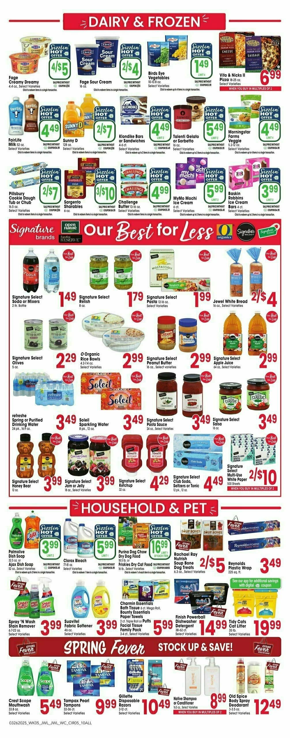 Jewel Osco Weekly Ad from March 26
