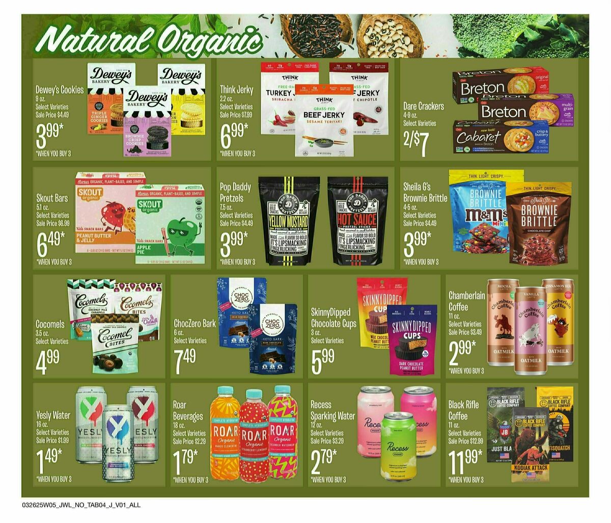 Jewel Osco Organics Guide Weekly Ad from March 26