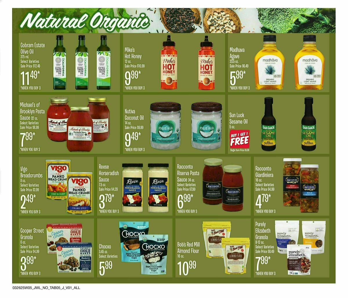 Jewel Osco Organics Guide Weekly Ad from March 26