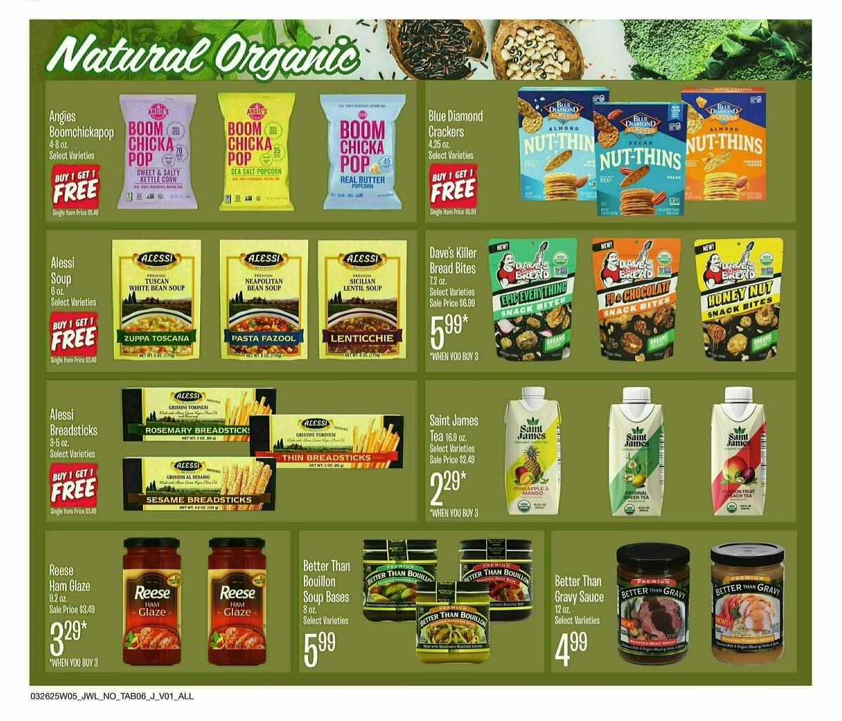 Jewel Osco Organics Guide Weekly Ad from March 26