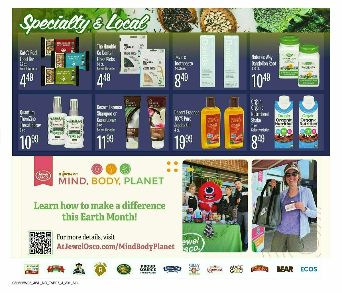 Jewel Osco Organics Guide Weekly Ad from March 26