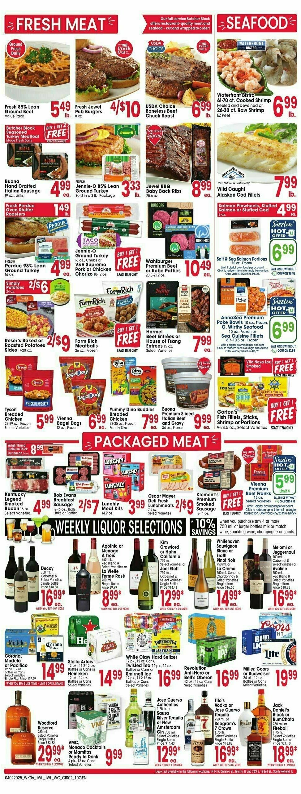Jewel Osco Weekly Ad from April 2