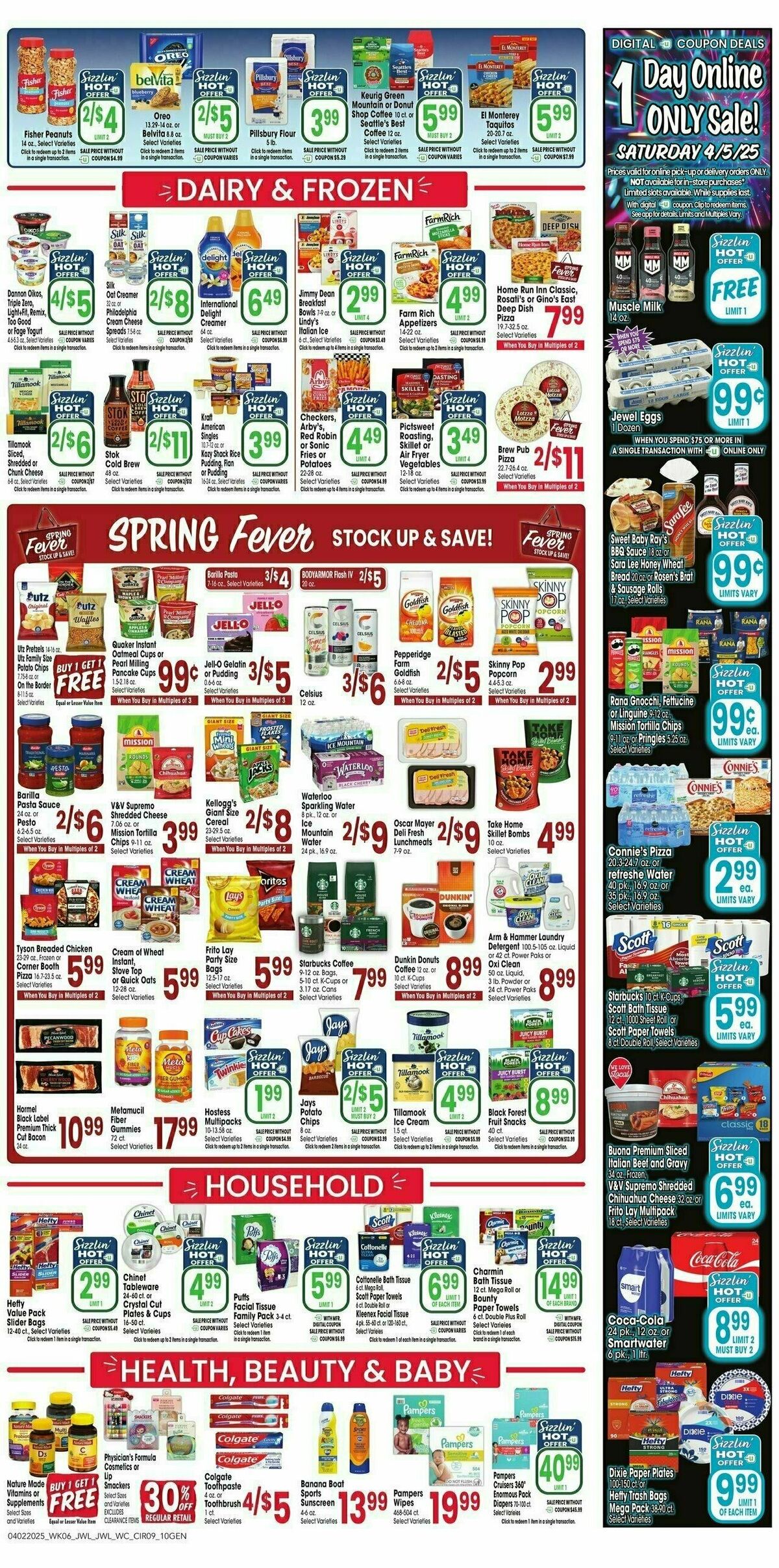 Jewel Osco Weekly Ad from April 2