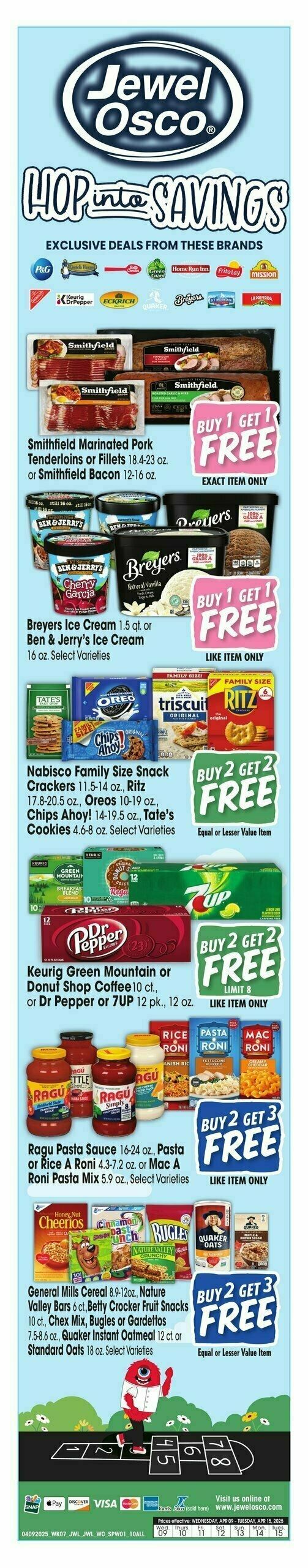 Jewel Osco Weekly Ad from April 9