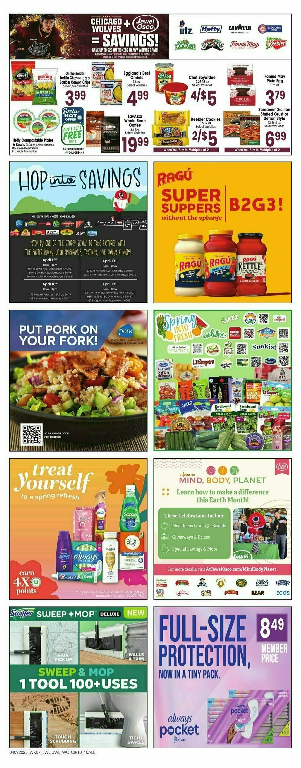 Jewel Osco Weekly Ad from April 9