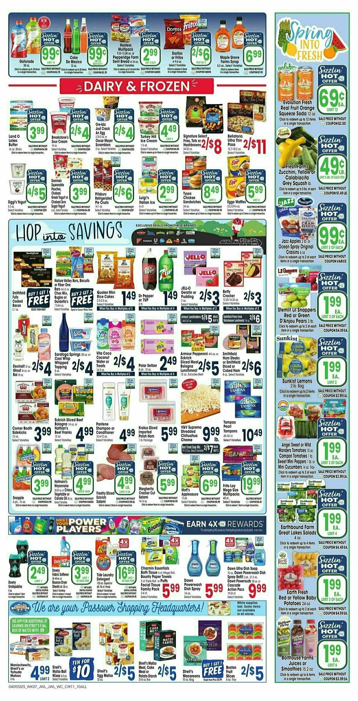 Jewel Osco Weekly Ad from April 9