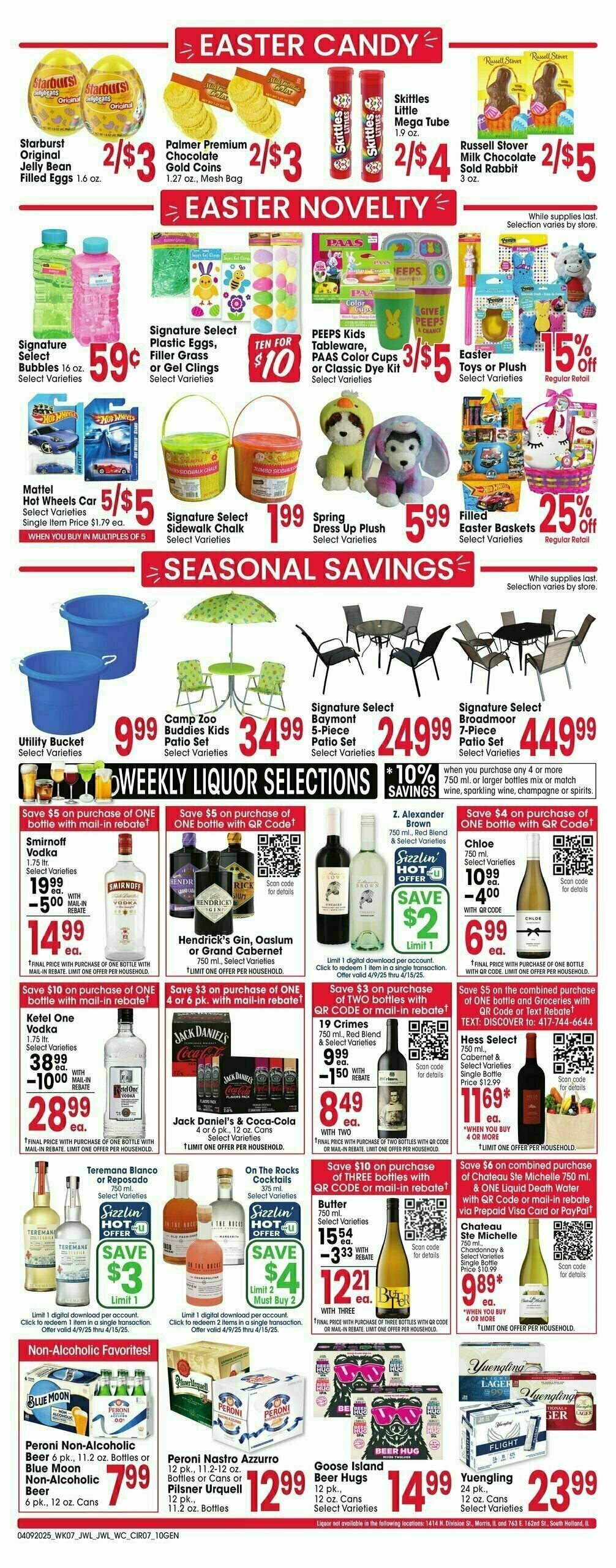 Jewel Osco Weekly Ad from April 9