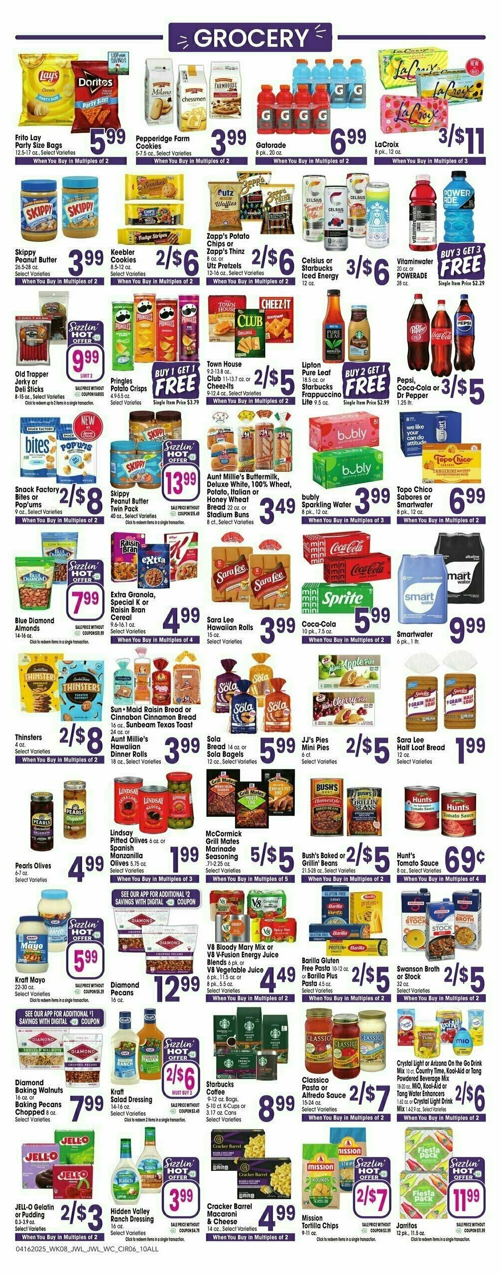 Jewel Osco Weekly Ad from April 16