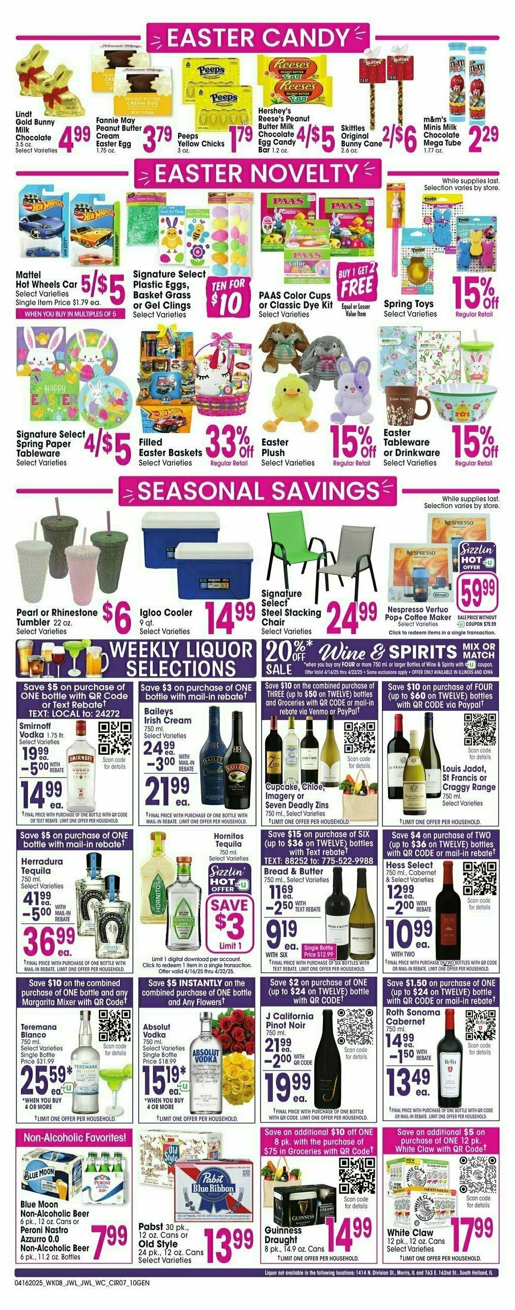Jewel Osco Weekly Ad from April 16