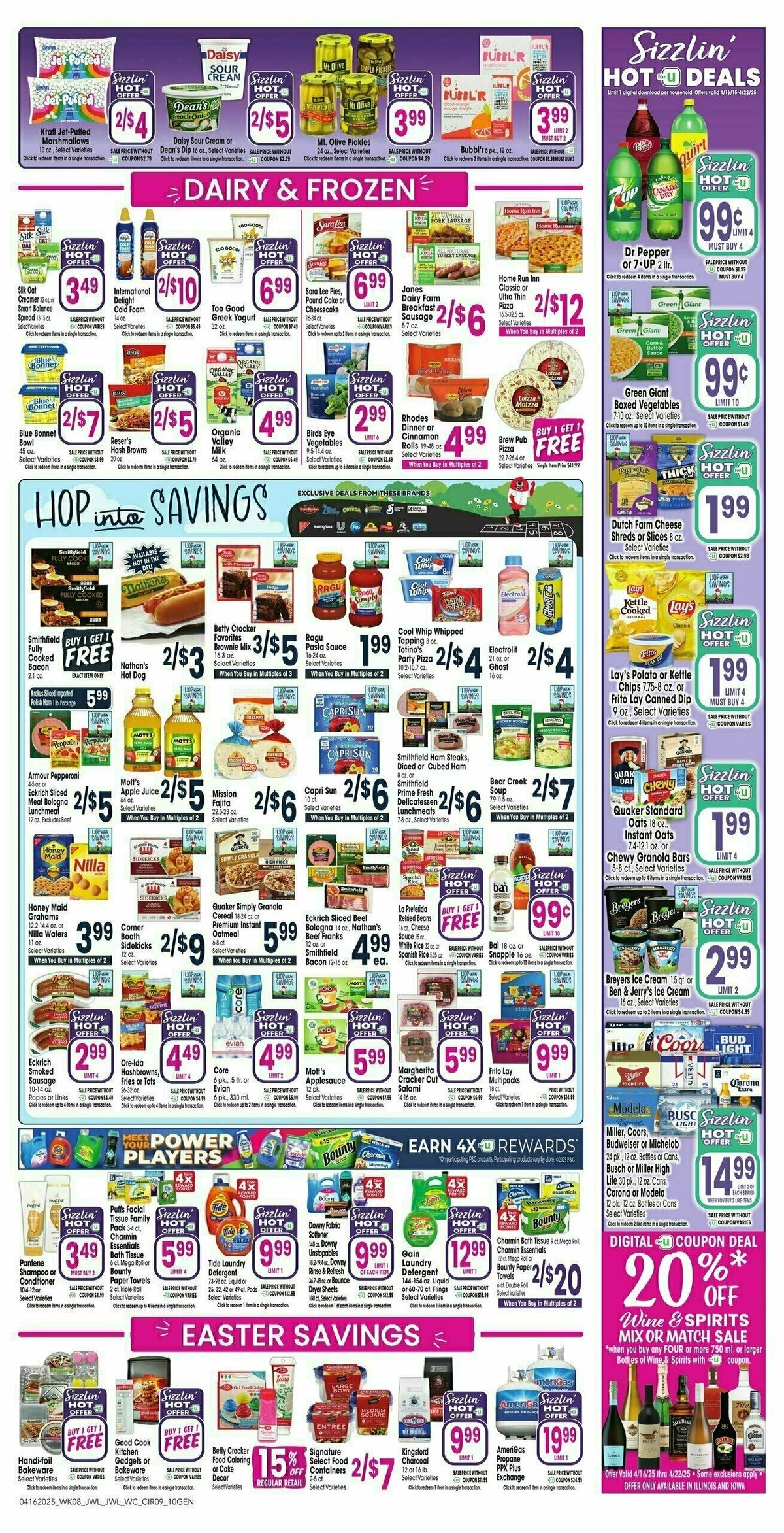 Jewel Osco Weekly Ad from April 16