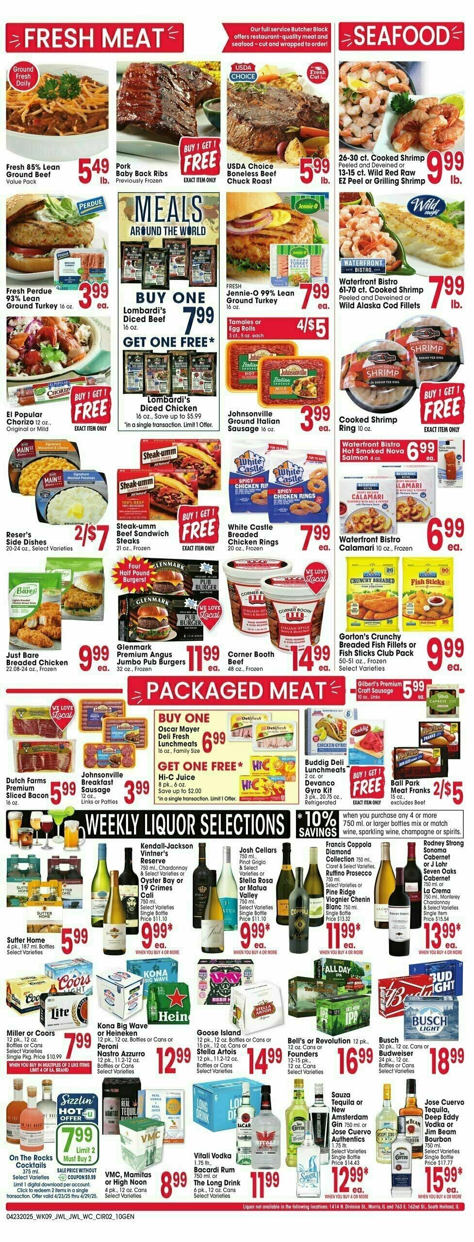 Jewel Osco Weekly Ad from April 23