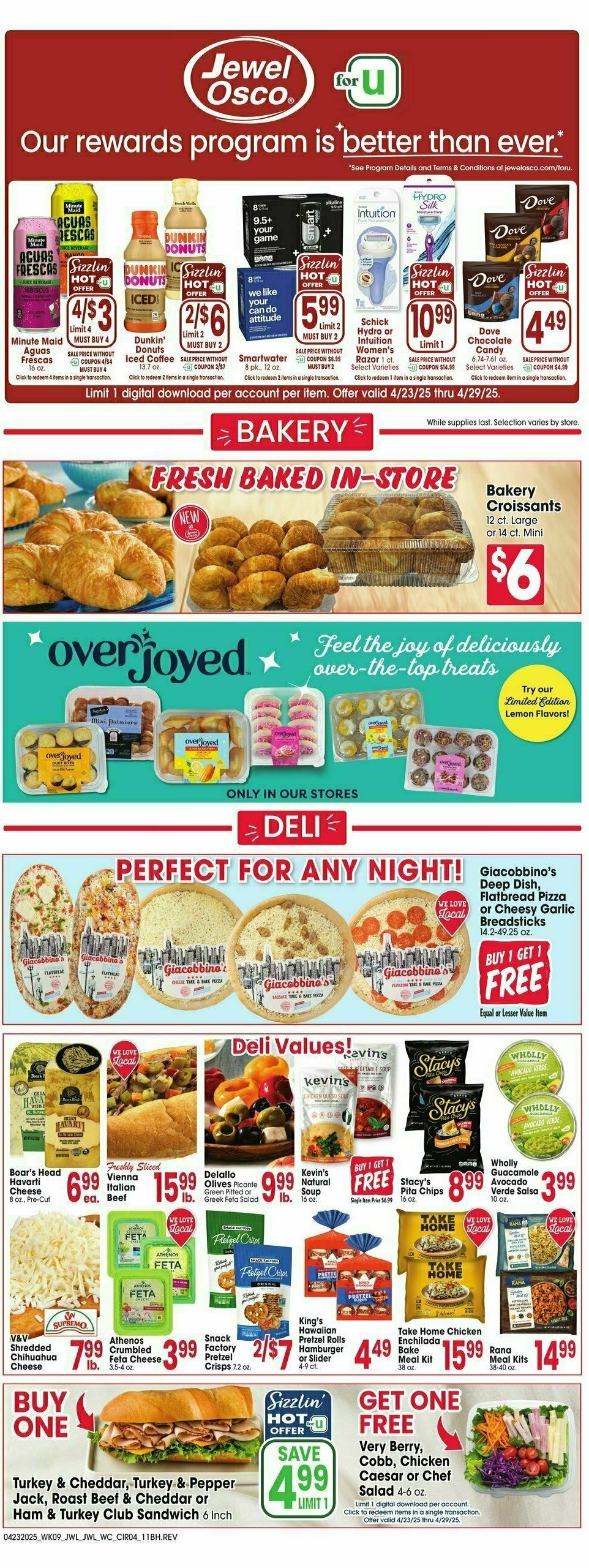 Jewel Osco Weekly Ad from April 23