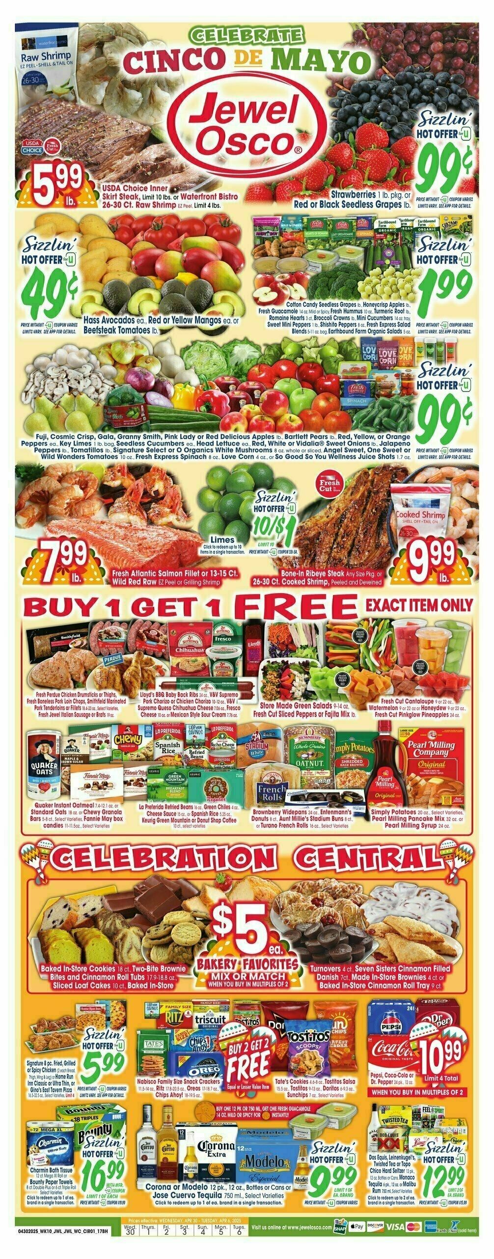 Jewel Osco Weekly Ad from April 30