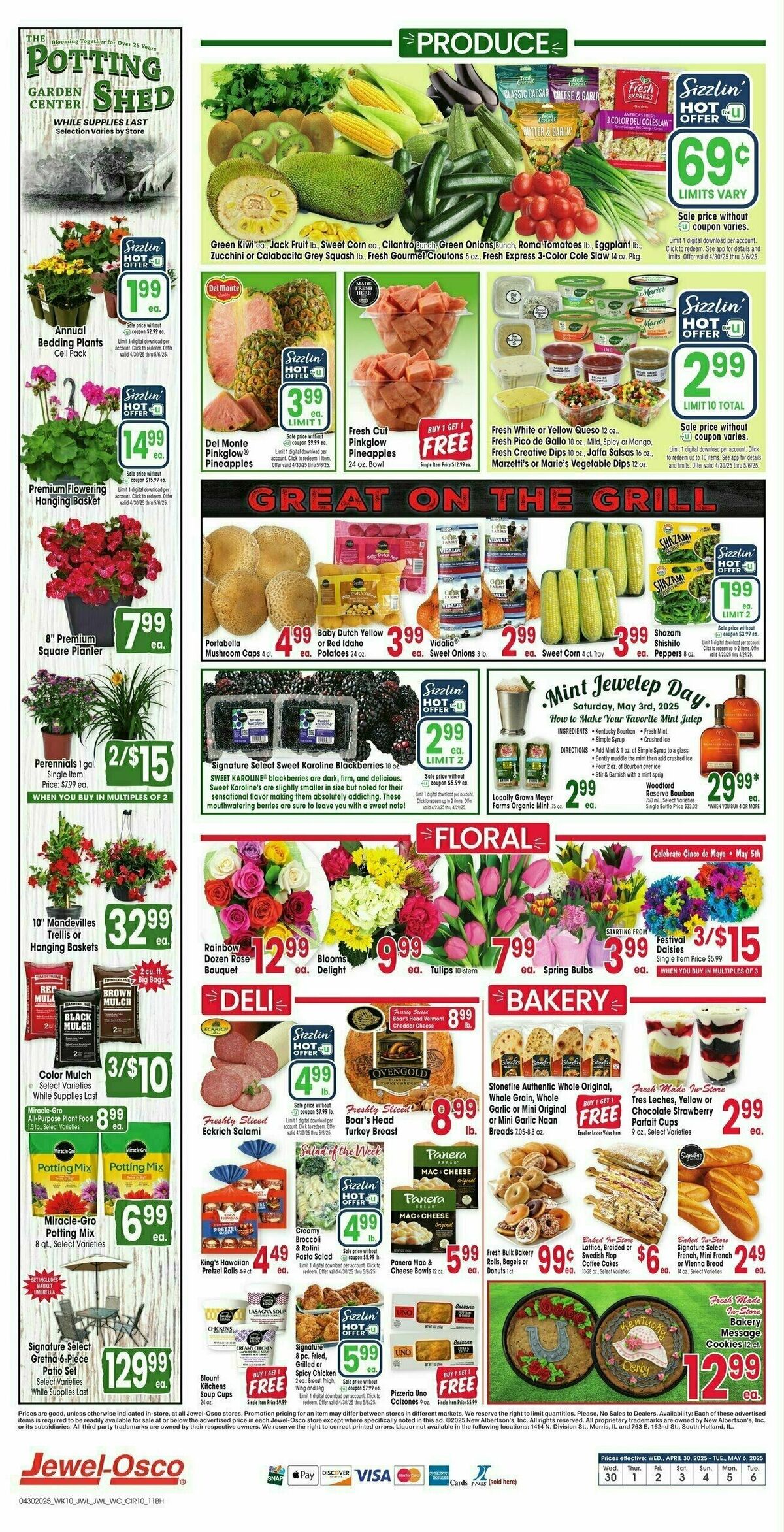 Jewel Osco Weekly Ad from April 30