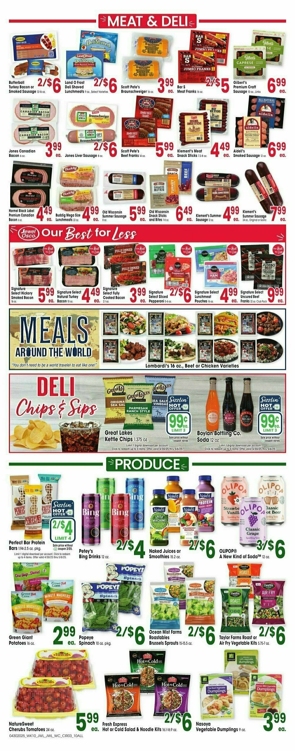 Jewel Osco Weekly Ad from April 30