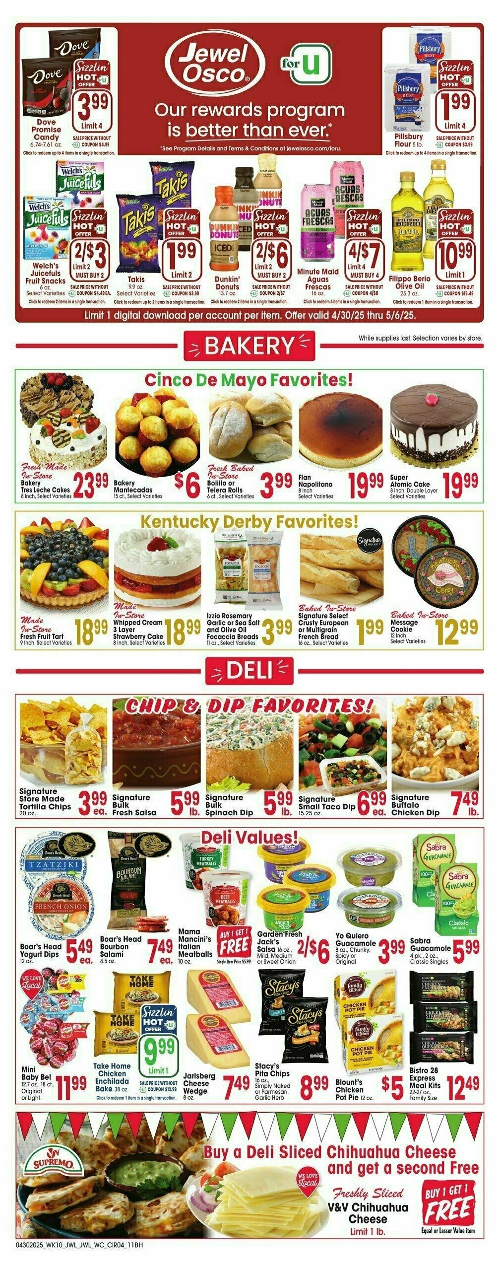 Jewel Osco Weekly Ad from April 30