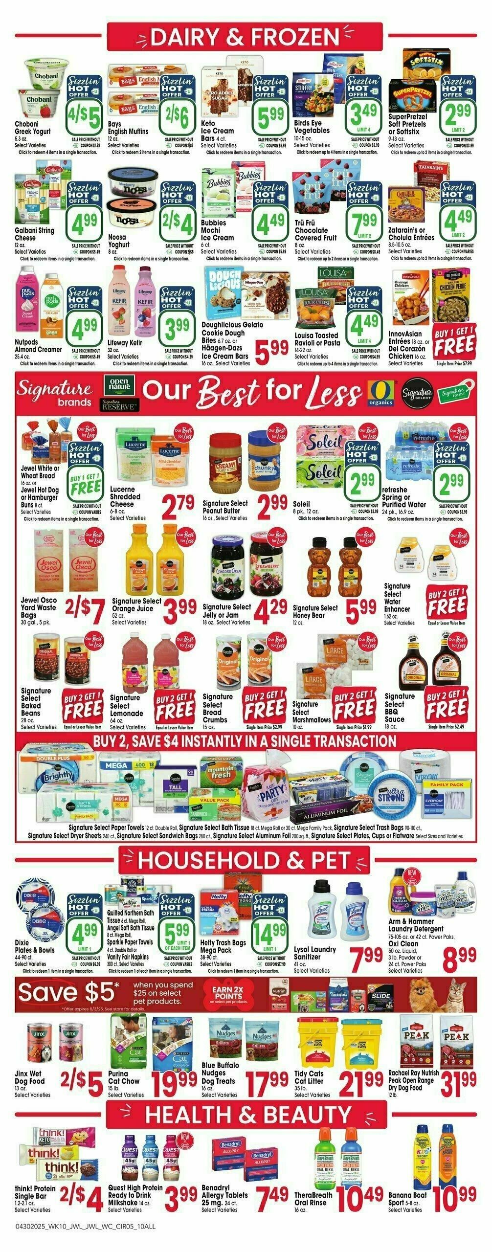 Jewel Osco Weekly Ad from April 30