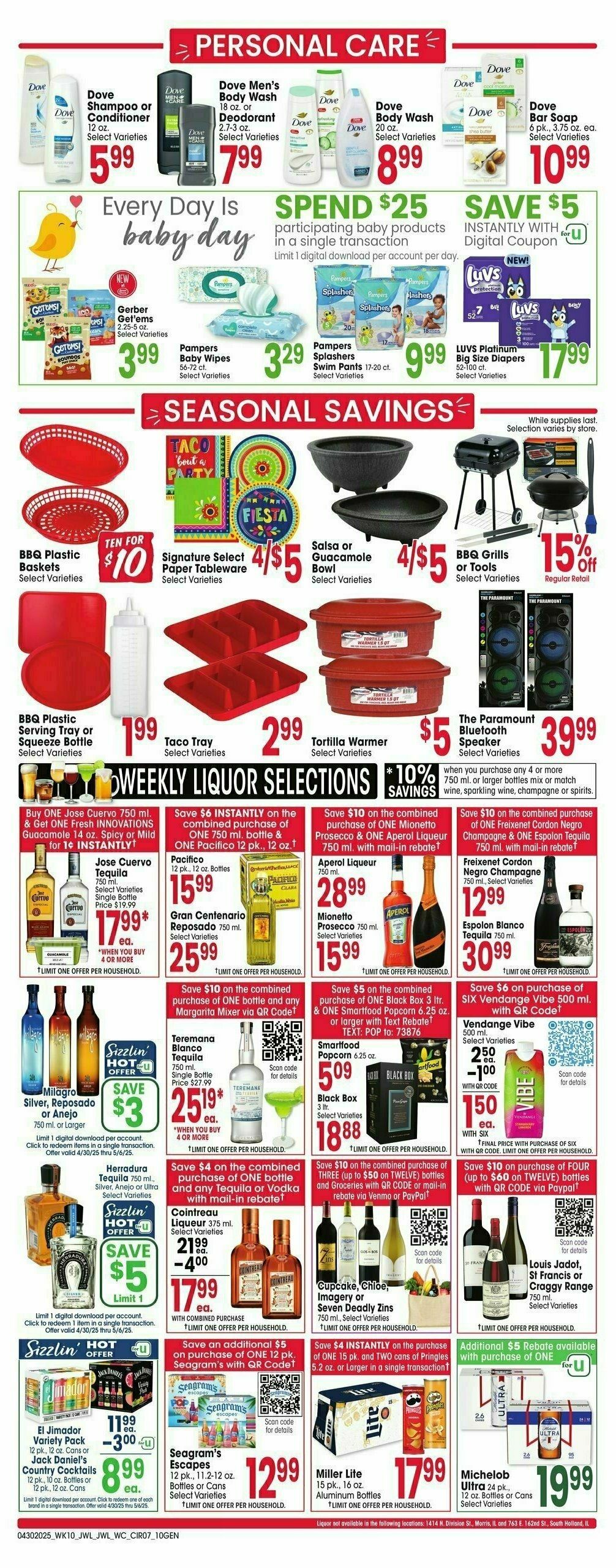 Jewel Osco Weekly Ad from April 30