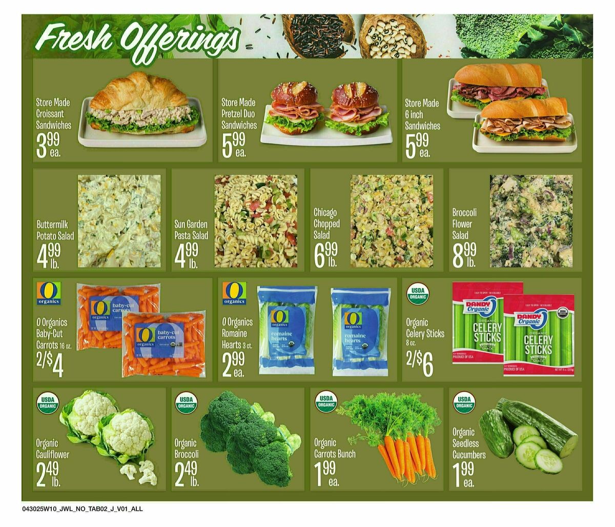 Jewel Osco Organics Guide Weekly Ad from April 30