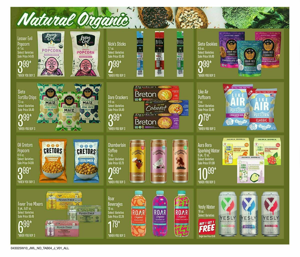 Jewel Osco Organics Guide Weekly Ad from April 30