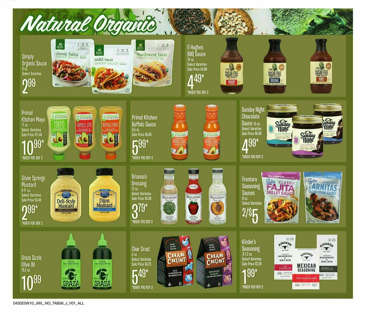 Jewel Osco Organics Guide Weekly Ad from April 30