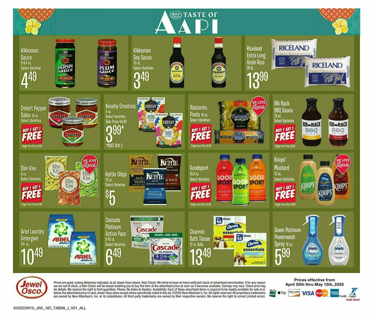 Jewel Osco Organics Guide Weekly Ad from April 30
