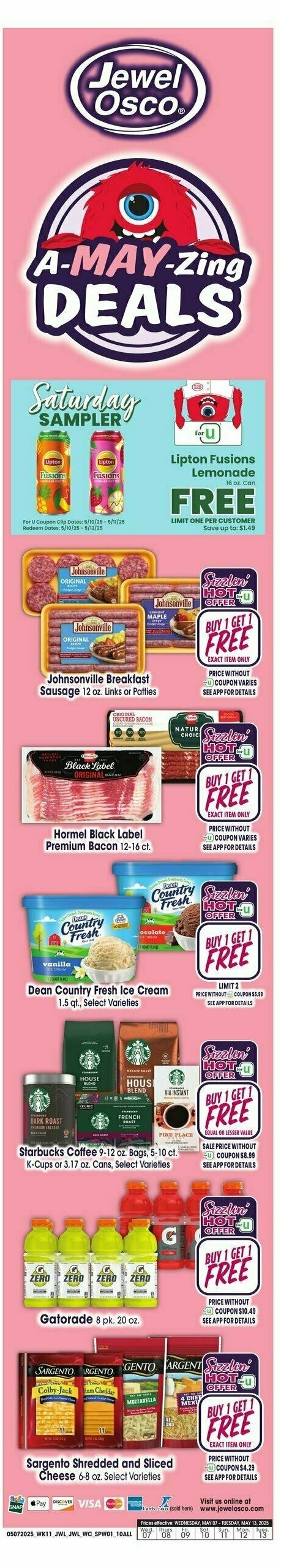 Jewel Osco Weekly Ad from May 7