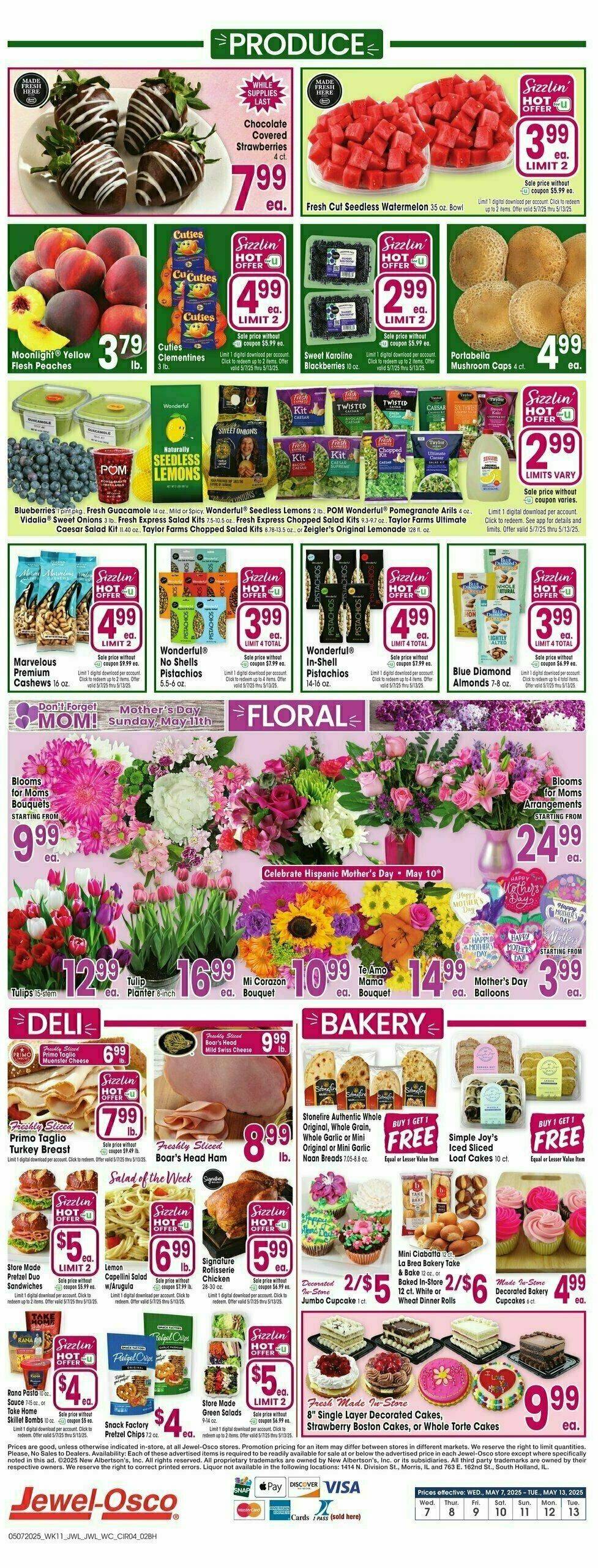 Jewel Osco Weekly Ad from May 7