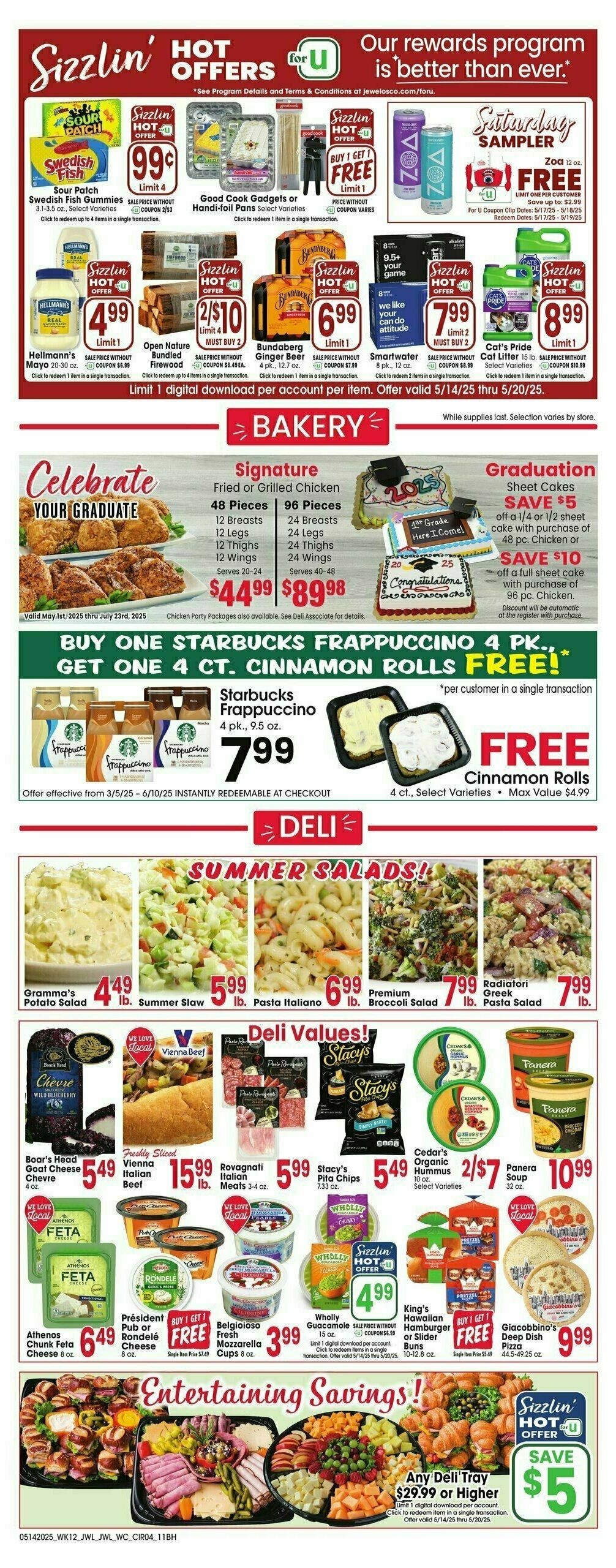 Jewel Osco Weekly Ad from May 14