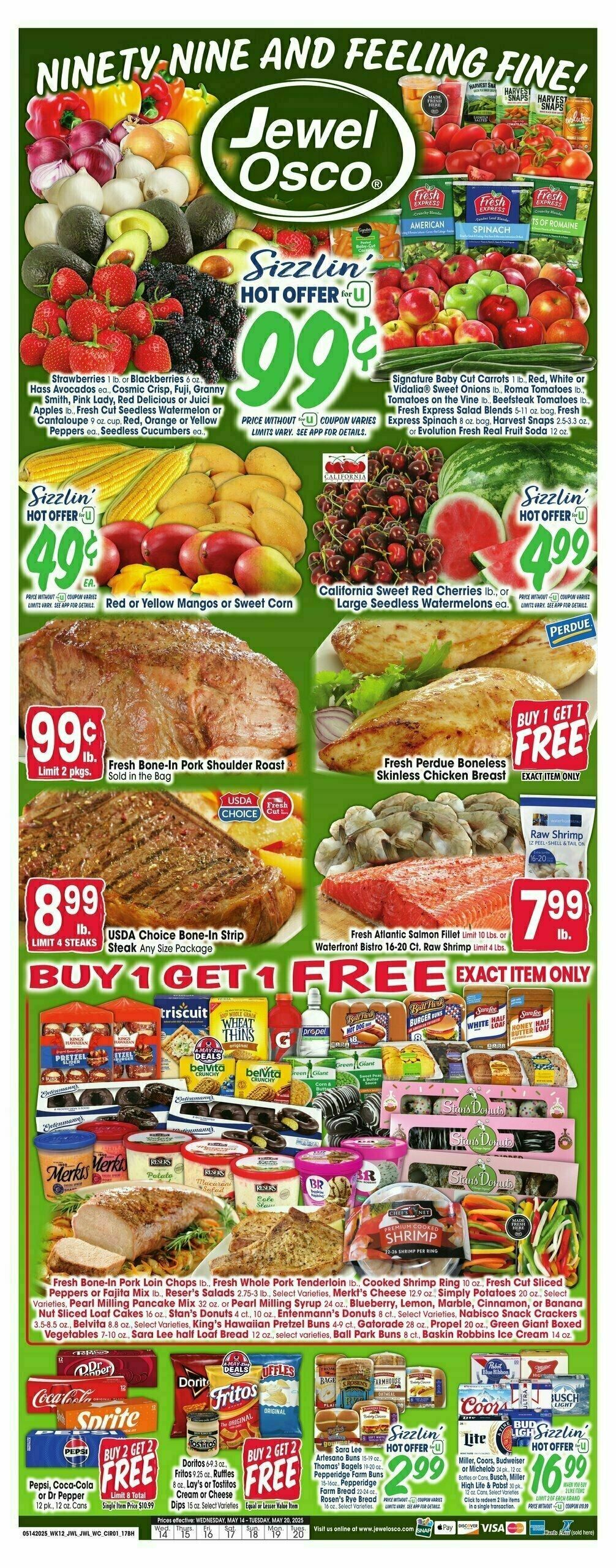 Jewel Osco Weekly Ad from May 14