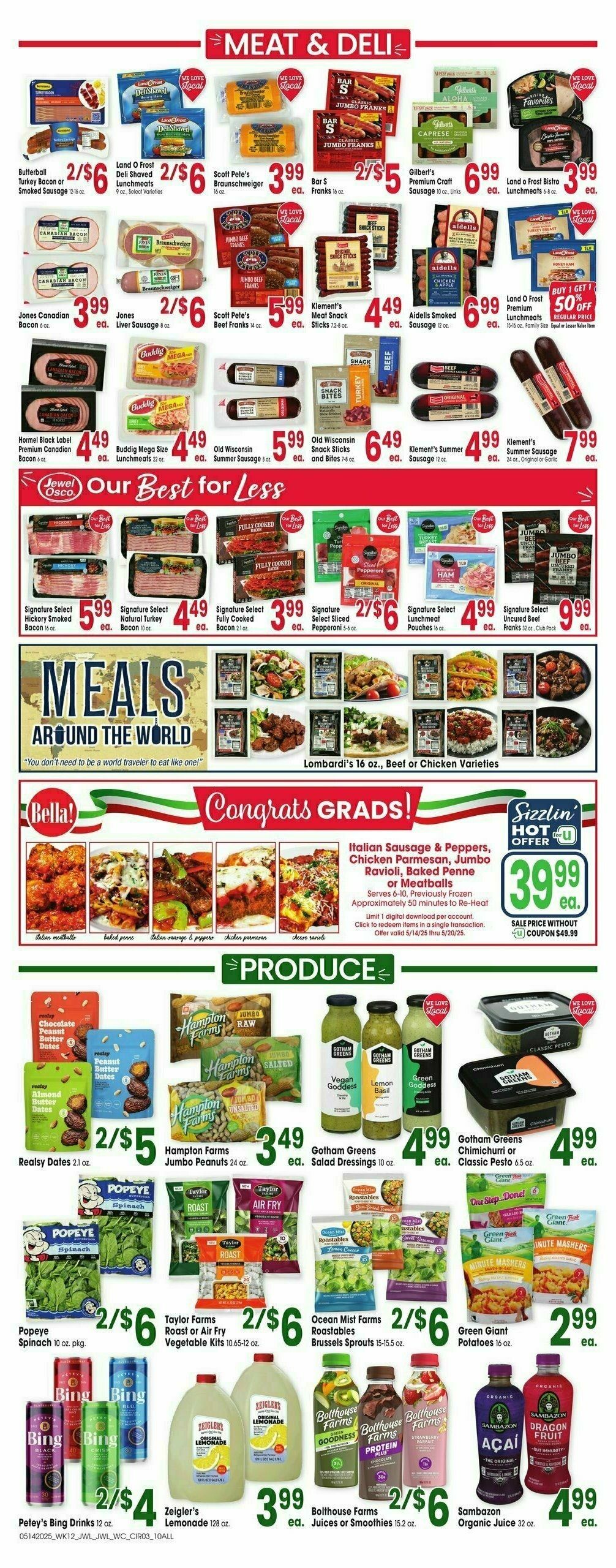 Jewel Osco Weekly Ad from May 14