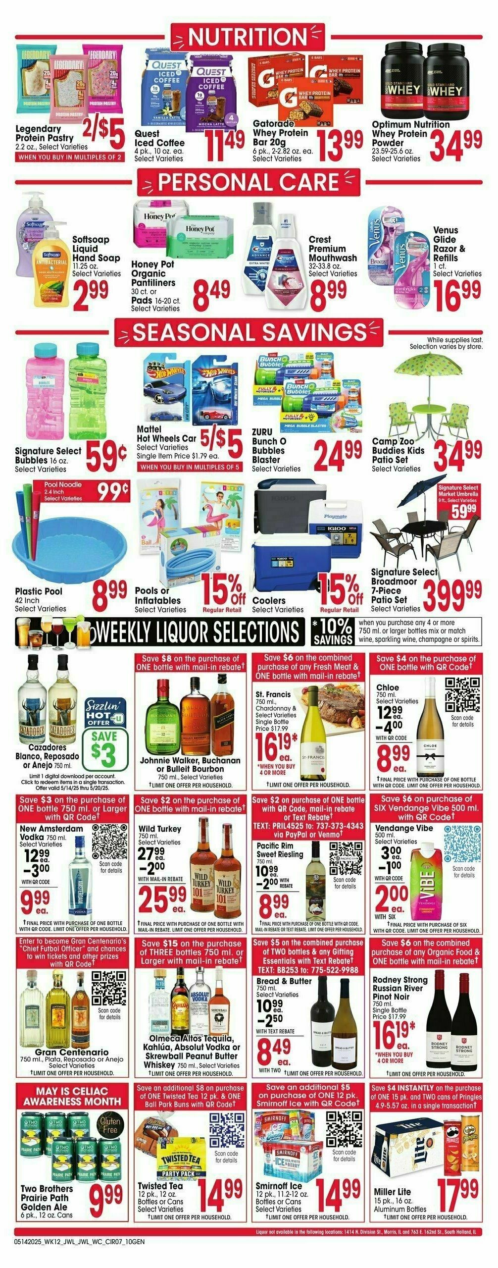 Jewel Osco Weekly Ad from May 14