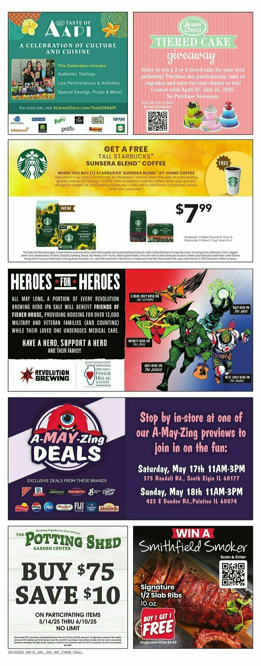 Jewel Osco Weekly Ad from May 14