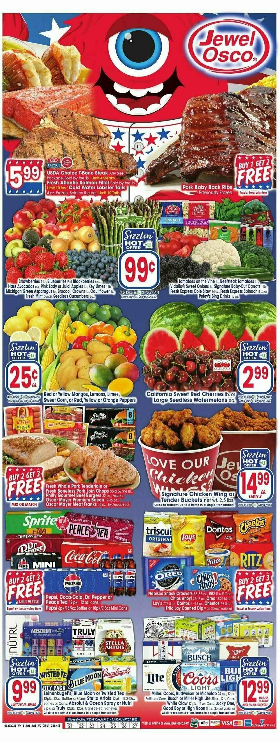Jewel Osco Weekly Ad from May 21