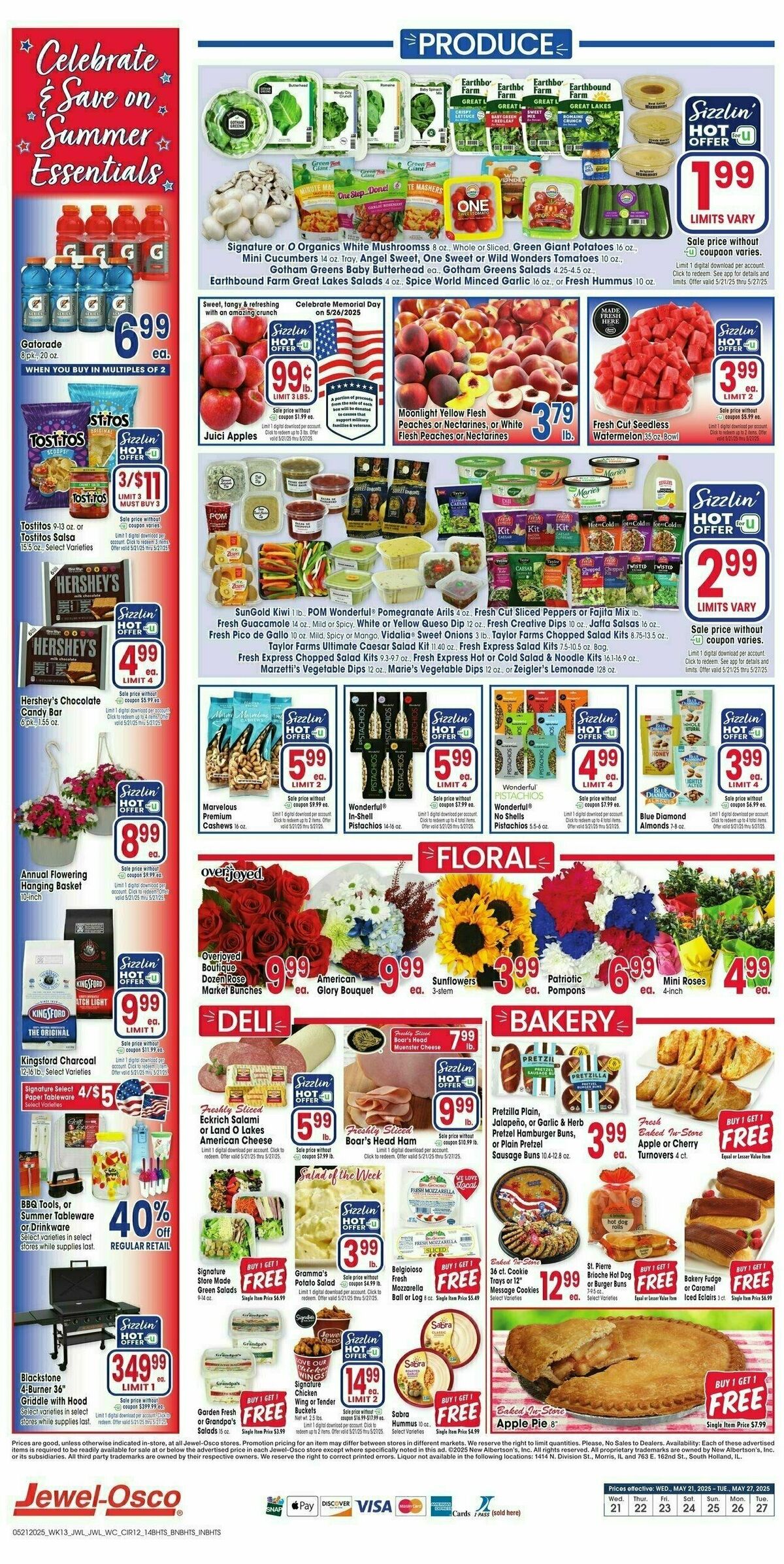 Jewel Osco Weekly Ad from May 21
