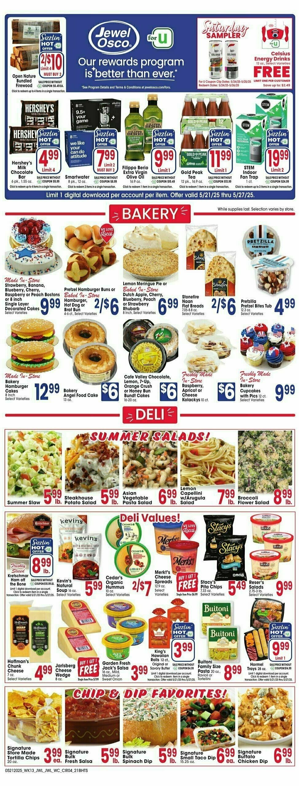 Jewel Osco Weekly Ad from May 21