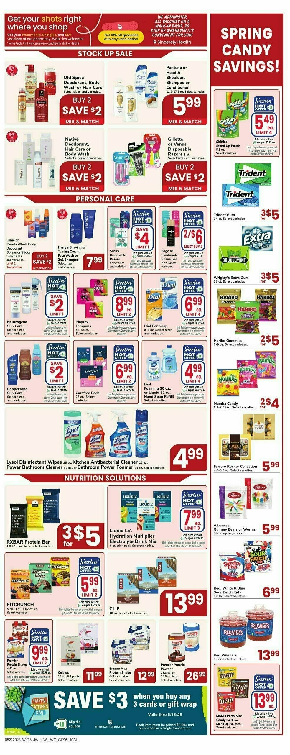 Jewel Osco Weekly Ad from May 21