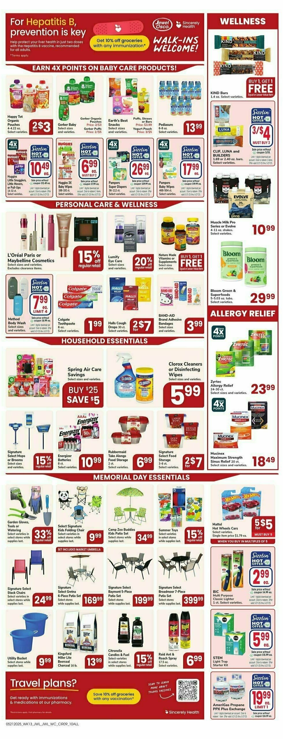 Jewel Osco Weekly Ad from May 21