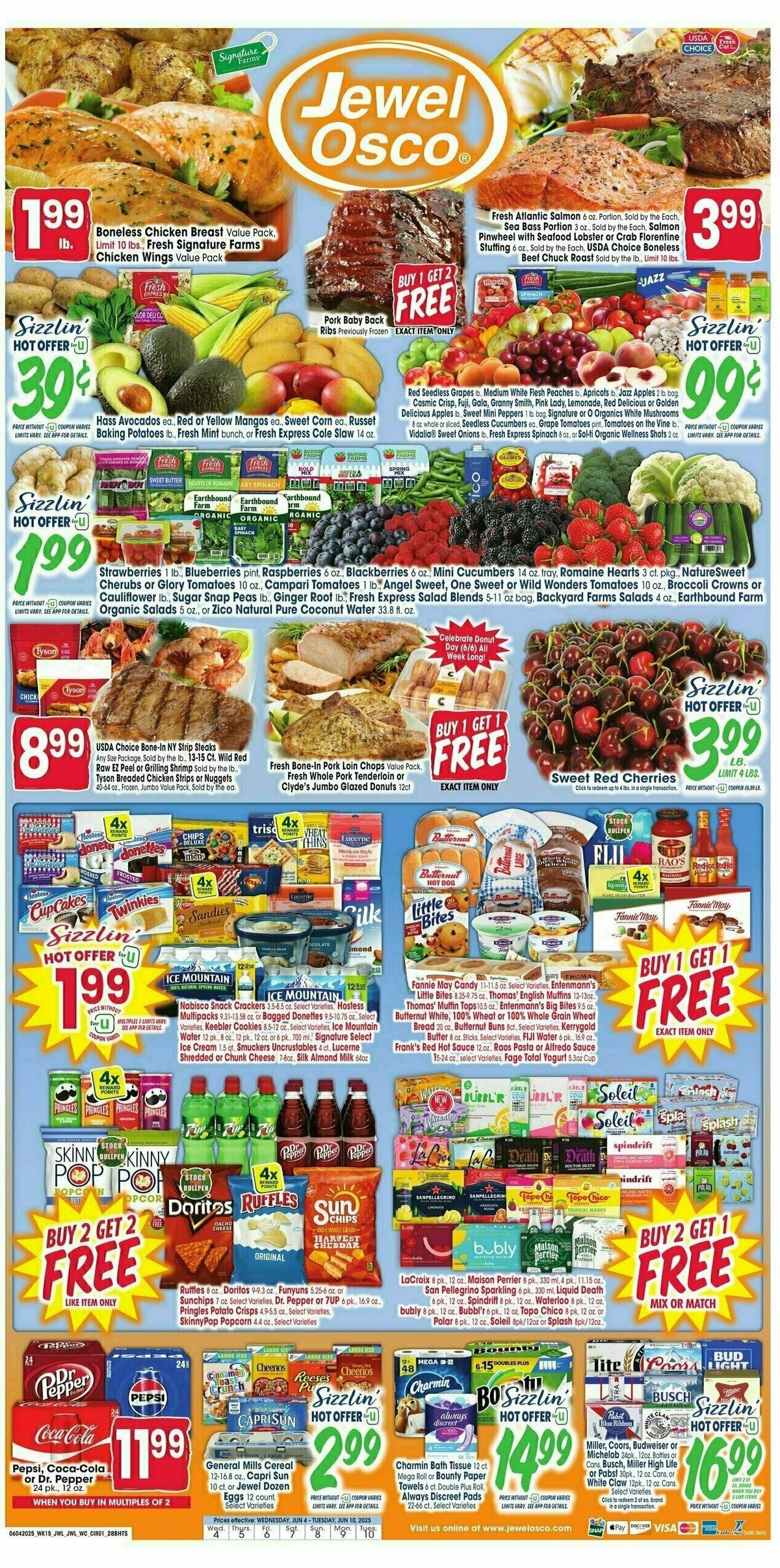 Jewel Osco Weekly Ad from June 4