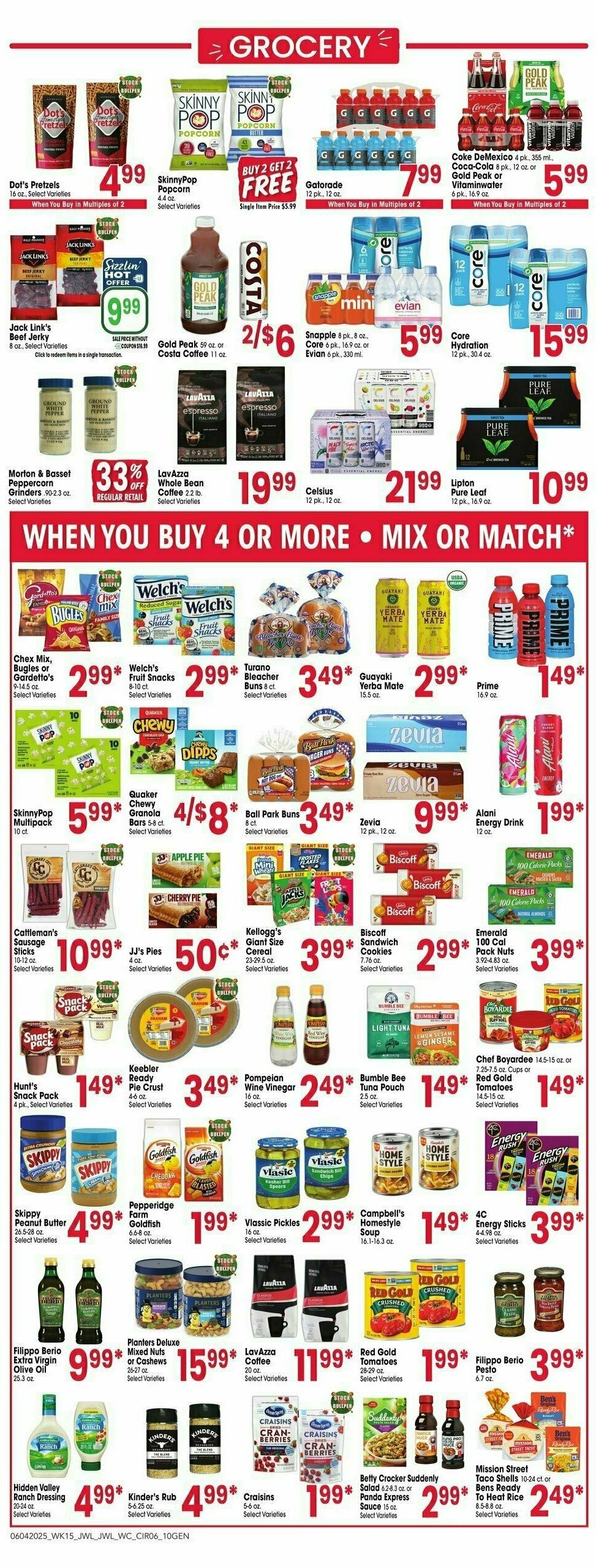 Jewel Osco Weekly Ad from June 4