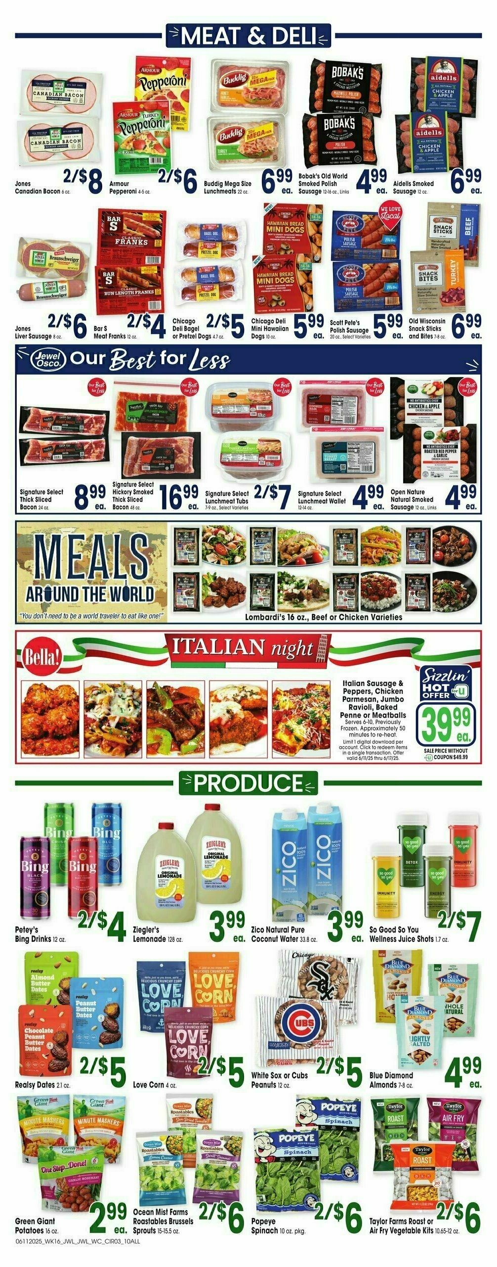 Jewel Osco Weekly Ad from June 11